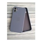 CONSTRAIN - iPhone 11 Kılıf ile iPhone 12 Görünümü | Köşeli Tasarım ile Modern Estetik | Mat Yüzeyli Beyaz Silikon Arka Kapak | Darbe Emici Yapı | Kamera Koruması ve Şık Hatlar - Taş Rengi