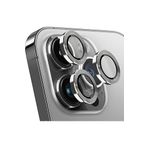 CONSTRAIN Iphone 13 Pro/13 Pro Max İle Uyumlu Alüminyum Alaşım 3d Kamera Lens Koruyucu Siyah [3'lü Set], Koyu Gri