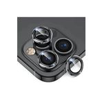 CONSTRAIN Iphone 13 Pro/13 Pro Max İle Uyumlu Alüminyum Alaşım 3d Kamera Lens Koruyucu Siyah [3'lü Set], Siyah
