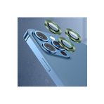 CONSTRAIN Iphone 13/13 Mini İle Uyumlu Kamera Koruyucu Lens Mercek Metal Çerçeveli 2li Set, Koyu Yeşil