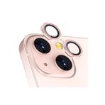 CONSTRAIN Iphone 13/13 Mini İle Uyumlu Kamera Koruyucu Lens Mercek Metal Çerçeveli 2li Set, Rose