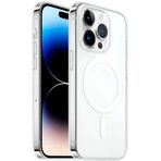 CONSTRAIN - iPhone 14 Pro ile uyumlu Apple Kılıf Şeffaf Sararmaz Kristal MagSafe ile uyumlu Altı Açık Sert Pc Premium Kapak - Turuncu