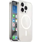 CONSTRAIN - iPhone 15 Pro ile uyumlu Apple Kılıf Şeffaf Sararmaz Kristal MagSafe ile uyumlu Altı Açık Sert Pc Premium Kapak - Turuncu