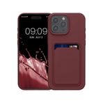CONSTRAIN - iPhone 16 Pro ile uyumlu Kılıf Kamera Korumalı Kartlıklı Cüzdanlı Yumuşak Renkli Silikon Kapak içi Kadife