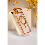 CONSTRAIN - iPhone 17 Air ile uyumlu M-Safe ile Uyumlu Kamera Korumalı Şeffaf Yumuşak Telefon Kılıfı