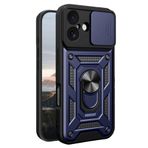 CONSTRAIN - iPhone 17 ile uyumlu Apple Kılıf Kamera Korumalı Sürgülü Yüzüklü Armor Military Tank Kızaklı Sert Silikon Kapak