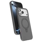 CONSTRAIN - iPhone 17 Pro Max ile uyumlu Kılıf Magsafe ile uyumlu Halkalı Extra Standlı içi Kadife Yumuşak Renkli Süet Silikon Kapak