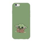 CONSTRAIN iPhone 6s Plus ile uyumlu Yeşil Baby Yoda Telefon Kılıfı