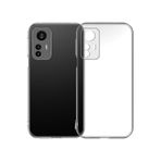 CONSTRAIN - Redmi Note 12S ile uyumlu Kılıf Şeffaf Kamera Korumalı Esnek Yumuşak Silikon - Turuncu