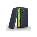 CONSTRAIN - Samsung Galaxy A14 ile uyumlu Kılıf Kamera Korumalı Parmak İzi Bırakmayan İçi Kadife Yumuşak Sıvı Silikon Kapak - Lacivert