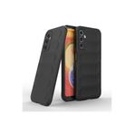 CONSTRAIN - Samsung Galaxy A14 ile uyumlu Kılıf Kamera Korumalı Parmak İzi Bırakmayan İçi Kadife Yumuşak Sıvı Silikon Kapak - Siyah