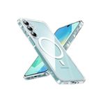 CONSTRAIN - Samsung Galaxy A17 ile uyumlu 5g Kılıf Magsafe ile uyumlu Wireless Kablosuz Şarj Destekli Sert Silikon Şeffaf Kapak