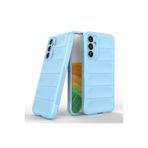 CONSTRAIN - Samsung Galaxy M34 5G ile uyumlu Kılıf Kamera Korumalı Parmak İzi Bırakmayan İçi Kadife Yumuşak Sıvı Silikon Kapak - Mavi