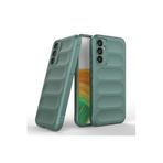 CONSTRAIN - Samsung Galaxy M34 5G ile uyumlu Kılıf Kamera Korumalı Parmak İzi Bırakmayan İçi Kadife Yumuşak Sıvı Silikon Kapak - Yeşil