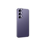 CONSTRAIN Samsung Galaxy S24 İle Uyumlu Titanium Premium Temperli Kamera Lens Koruyucu, Mor