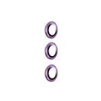 CONSTRAIN Samsung Galaxy S24 Plus İle Uyumlu Kamera Lens Koruyucu Cam Filmi, Derin Mor