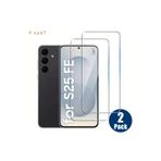 CONSTRAIN - Samsung Galaxy S25 FE ile Uyumlu Ekran Koruyucu Şeffaf Temperli Kırılmaz Cam Ekran Koruyucu 2 Adet