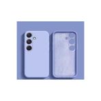 CONSTRAIN - Samsung Galaxy S25 FE ile uyumlu Kılıf Lansman Kamera Korumalı içi Kadife Yumuşak Renkli Silikon Mat Süet Kapak - Lila