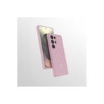 CONSTRAIN - Samsung ile uyumlu Galaxy S24 Ultra Kılıf MagSafe ile uyumlu Halkalı Extra Standlı Içi Kadife Yumuşak Renkli Silikon Kapak - pembe
