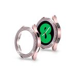 CONSTRAIN - Samsung ile uyumlu Galaxy Watch 6 44 mm Kenar Taşlı Kasa Koruyucu (Ekran Koruyucusuz) - Pembe 2