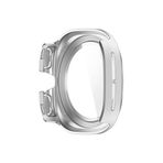 CONSTRAIN - Samsung ile uyumlu Galaxy Watch 7 Ultra 47mm Sert PC Sadece Kasa Koruyucu (Ekran Koruyucusuz) - Gümüş