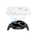 CONSTRAIN - Samsung ile uyumlu Galaxy Watch 8 40mm Kolay Uygulama Aparatlı Cam Ekran Koruyucu