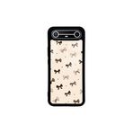 CONSTRAIN - Tecno Spark Slim 5G ile uyumlu Kılıf Boyalı Tablo Desenli Fiyonk Ve Leopar Tasarımlı 3D Ayna Görünümlü Korumalı Kapak - Bej