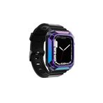 CONSTRAIN Watch 44mm İle Uyumlu KRD, 88 Sert PC Kasa Koruyuculu İle Uyumlu Zore Kordon, Mor