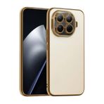 CONSTRAIN - Xiaomi 15T Pro ile uyumlu Mİ "15T PRO" Telefon Kılıfı Kamera Lens Korumalı Silikon Yanları Renkli Laser Case - GOLD - GOLD