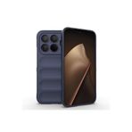 CONSTRAIN - Xiaomi 15T Pro ile uyumlu Mi Kılıf Kamera Korumalı Kabartmalı Yumuşak Renkli Silikon Kapak Mat Hisli içi Kadife - Lacivert