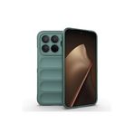 CONSTRAIN - Xiaomi 15T Pro ile uyumlu Mi Kılıf Kamera Korumalı Kabartmalı Yumuşak Renkli Silikon Kapak Mat Hisli içi Kadife - Yeşil