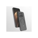 CONSTRAIN - Xiaomi 15T Pro ile uyumlu Mi Kılıf Magsafe ile uyumlu Halkalı Extra Standlı içi Kadife Yumuşak Renkli Silikon Samara Kapak - Gri