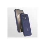 CONSTRAIN - Xiaomi ile uyumlu Redmi 15T Kılıf MagSafe ile uyumlu Halkalı Extra Standlı Içi Kadife Yumuşak Renkli Silikon Kapak - lacivert