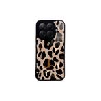 CONSTRAIN - Xiaomi Mi 15T Pro ile uyumlu Kılıf Boyalı Tablo Desenli Fiyonk Ve Leopar Tasarımlı 3D Ayna Görünümlü Korumalı Kapak - Çok Renkli