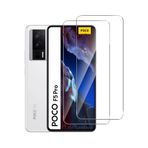 CONSTRAIN - Xiaomi Poco F5 Pro ile Uyumlu Ekran Koruyucu Cam 9H Temperli Şeffaf Cam Passifik Zırh Tank Cam