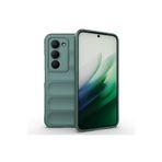 CONSTRAIN - Xiaomi Redmi 15 5G ile uyumlu Kılıf Kamera Korumalı Kabartmalı Yumuşak Renkli Silikon Kapak Mat Hisli içi Kadife - Yeşil