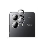 CONSTRAIN Xiaomi Redmi Note 13 Pro 4G İle Uyumlu Metal Temperli Cam Lens Koruyucu, Gümüş