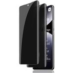 CONSTRAIN - Xiaomi Redmi Note 14 Pro Plus ile Uyumlu Ekran Koruyucu Hayalet Cam Tam Kaplar Oval Temperli Privacy