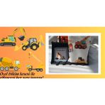 Constructıon Flashcard: Memory & Matching Game: Inşaat Kamyonları Hafıza ve Eşleştirme Oyunu 60KART