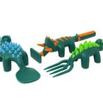 Constructive Eating - ABD'de Üretilen Küçük Çocuk Gereçleri - Yeni yürümeye başlayan çocuklar için gümüş eşyalar - Çocuklar için Mutfak Eşyaları - Constructive Eating Gereç Seti