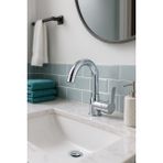 Conta Kısa Kuğu Lavabo Bataryası – Pirinç Gövde, %100 Sızdırmaz, Krom Kaplama Tek Kollu Musluk