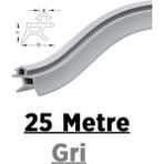 Contacall Kapı ve Pencere PVC Fitil Contası 25 m Gri