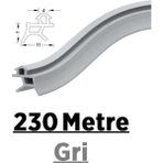 Contacall Pen Markalarının Kapı Pencere Contası Pvc Fitili 230 Metre Gri Tüm Standart Pvc Pimapen, Fıratpen, Egepen, Winsa Gibi Markalara Uygun