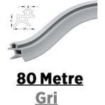 Contacall Pen Markalarının Kapı Pencere Contası Pvc Fitili 80 Metre Gri Tüm Standart Pvc Pimapen, Fıratpen, Egepen, Winsa Gibi Markalara Uygun