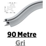 Contacall Pen Markalarının Kapı Pencere Contası Pvc Fitili 90 Metre Gri Tüm Standart Pvc Pimapen, Fıratpen, Egepen, Winsa Gibi Markalara Uygun
