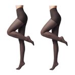 Conte elegant Model yapan kadın külotlu çorap, 2'li paket, kan dolaşımını uyarır, ince külotlu çorap, kadın külotlu çorap, Active 40, Siyah, L