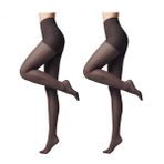 Conte elegant Modelleme yapan kadın külotlu çorap, 2'li paket, kan dolaşımını uyarır, ince külotlu çorap, kadın külotlu çorap, Active 20, Siyah, M