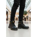 Conteyner 922 Kaymaz Taban Siyah Unisex Bot - 0 - Siyah
