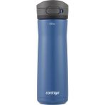 Contigo Jackson Chill 2.0 Çelik Tek El Bas Iç Kilitli Su Matarası 590ML - Mavi - 590 ml