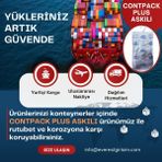 Contpack Plus Askılı Nem Alıcı Rutubet Engelleyici Konteyner Kurutucu 10 Adet 3800 Gr.